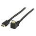 Valueline VGVP34210B15 - High Speed HDMI Kabel s Ethernetem HDMI Konektor - HDMI Konektor Úhlový, 270° 1.50 m, černá