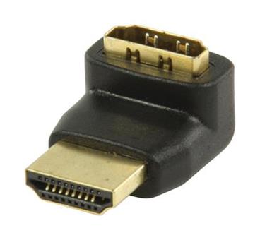 Valueline VGVP34902B - adaptérem High Speed HDMI s Ethernetem Úhlový 270° HDMI Konektor - HDMI Vstup, černá