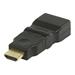 Valueline VGVP34905B - adaptérem High Speed HDMI s Ethernetem Otočný HDMI Konektor - HDMI Vstup, černá