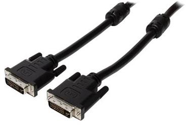 Valueline video kabel DVI-I DVI-I, 10m, digitál + analog 24+5, černý