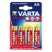 Varta VARTA-4706/4B - Alkalická Baterie AA 1.5 V Max Tech 4-Blistr