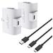 VENOM VS2874 Xbox Series S/X & One White High Capacity Twin Battery Pack + 3 meter cable