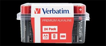 VERBATIM AA Alkalická Baterie 24 Pack / LR6