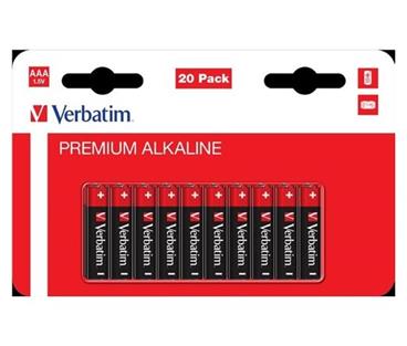 VERBATIM AAA Alkalická Baterie 20 Pack / LR03