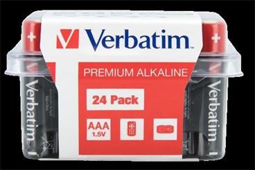 VERBATIM AAA Alkalická Baterie 24 Pack / LR03