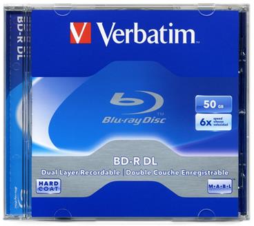 VERBATIM BD-R Blu-Ray 50GB/ 6x/ jewel case