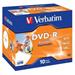 VERBATIM DVD-R 4,7GB/ 16x/ printable/ jewel/ 1ks