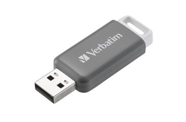 VERBATIM Flash Disk 128GB DataBar USB 2.0 Drive, šedá