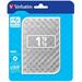 VERBATIM HDD 2.5" 1TB Store 'n' Go Portable Hard Drive USB 3.0, Silver