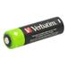 VERBATIM Nabíjecí baterie AA Premium 4-Pack 2600 mAh (balení 20pcs)