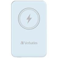 VERBATIM Powerbanka Charge 'n' Go, Magnetická, 5000 mAh, USB-C, Modrá