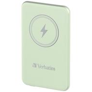 VERBATIM Powerbanka Charge 'n' Go, Magnetická, 5000 mAh, USB-C, Zelená