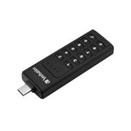 VERBATIM USB C 3.1 Drive 128 GB - Keypad Secure (R:160/W:150 MB/s) GDPR