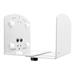 VERTICAL UNIVERSAL CPU HOLDER/BRIGHT WHITE TEXTURED