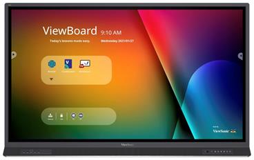 ViewSonic Flat Touch Display IFP6552-1B/ 65"/ UHD / 16/7 /400cd / Android 8-64/ OPS/ HDMI/ VGA/ DP/ HDMIout/ USB-C