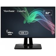 ViewSonic VP3268A-4K / 32"/ IPS/ 16:9/ 3840x2160/ 5ms/ 350cd/m2/ DP/ 2xHDMI// 2xUSB-A/ USB-B / USB-C/ RJ45/ PIVOT/ Repro