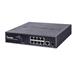 VIVOTEK switch 8x10/100/1000 s PoE (802.3af/at, PoE budget 130W, 30W per port), 2x SFP, Web Smart Management
