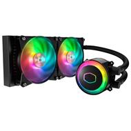 vodní chladič Cooler Master MasterLiquid ML240R RGB, 277mm x 120mm radiátor, 2 x 120mm RGB ventiláto