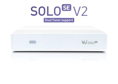 Vu+ Solo SE V2 bíly ( 1x Dual DVB-T2/T/C)
