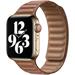Watch Acc/44/Saddle Brown Leather Link-Sm