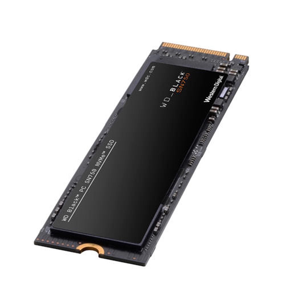 WD BLACK SSD NVMe 2000GB PCIe SN750, Gen3 8 Gb/s, (R:3400, W:2900MB/s)
