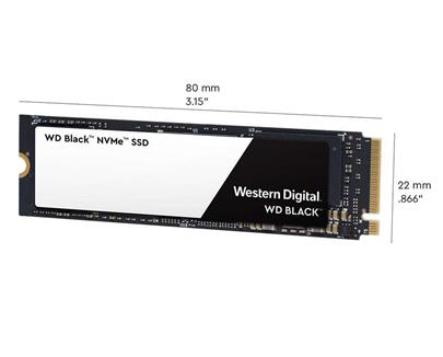 WD BLACK SSD NVMe 250GB PCIe Gen3 8 Gb/s, (R:3000, W:1600MB/s)