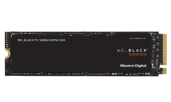 WD BLACK SSD NVMe 500GB PCIe SN850,Gen4, (R:7000, W:4100MB/s)