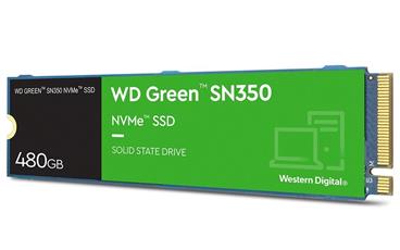 WD GREEN SSD NVMe 480GB PCIe SN350, Gen3 8GB/s, (R:2400/W:1650 MB/s)