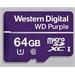 WD PURPLE microSDXC CARD WDD128G1P0A 128GB Class 10 (R80 / W50 MB/s)