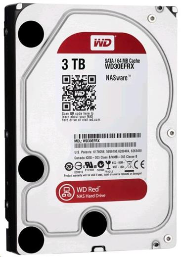 WD RED NAS WD30EFAX 3TB SATA/600 256MB cache SMR