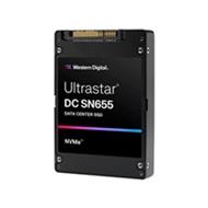 WD SSD 15.36TB Ultrastar DC SN655, PCIe Gen4, (R:6800, W:3700MB/s), RI-1DW/D BICS5 SE