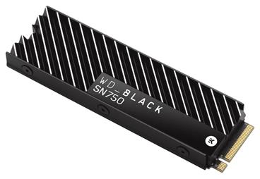 WD SSD Black SN750 1TB / WDS100T3X0C / NVMe M.2 PCIe Gen3 / Interní / M.2 2280 / chladič