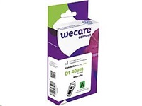 WECARE ARMOR páska pro DYMO S0720740, černá/zelená, 9mm x 7m