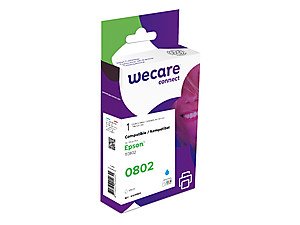 WECARE ink pro EPSON C13T08024011,modrá/cyan