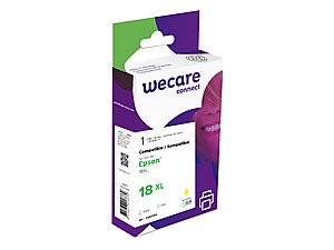 WECARE ink pro EPSON C13T18144012,žlutá/yellow