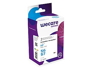 WECARE ink sada pro HP C6656A/C6657A,černá/3 color