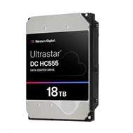 Western Digital Ultrastar DC HC555 3.5in 26.1MM 18000GB 512MB 7200RPM SAS ULTRA 512E SE P3 DC HC555