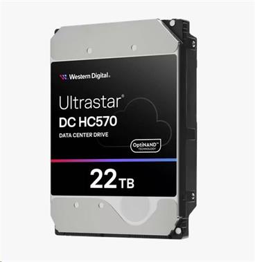 Western Digital Ultrastar DC HC570 3.5in 26.1MM 22000GB 512MB 7200RPM SAS ULTRA 512E TCG P3