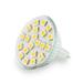 Whitenergy LED žárovka | GU5.3| 21 SMD 5050| 3W| 12V| teplá bílá| reflektorová