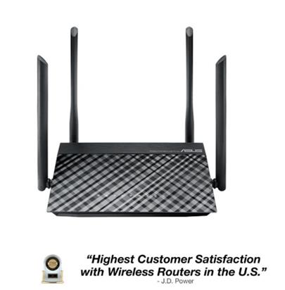 WiFi router Asus RT-AC1200 AP/router, 4x LAN, 1x WAN, 1x USB/ 300Mbps 2,4/ 867Mbps 5GHz
