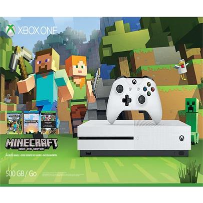 XBOX ONE S - 500GB + Minecraft Favorites Pack