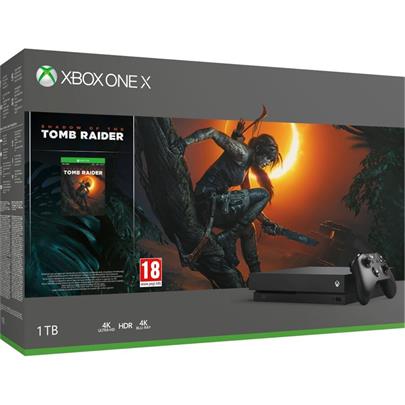 XBOX ONE X 1 TB + Shadow of Tomb Raider - NOVINKA 14.9.2018 - ALOKACE - předobjednávky