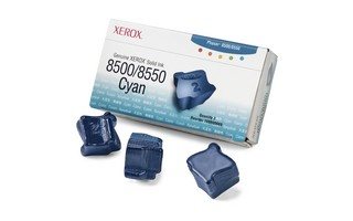 Xerox-Genuine Solid Ink 8500/8550 Cyan (3 sticks)