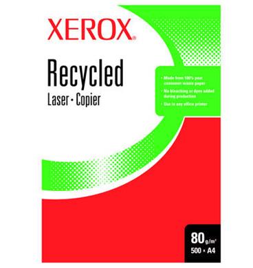 Xerox recycled, 80g/m2, A4, 500 listů, bělost 60procent