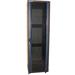 XtendLan 47U/800x800 stojanový, černý, skleněné dveře, perforovaná záda