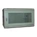 XtendLan 6U/600x450,na zeď, jednodílný, rozložený, skleněné dveře, šedý