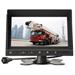 XtendLan 7" TFT monitor, 800x480, 4x A/V (CVBS) vstup, split 4x, sluneční štít, volitelný mirror