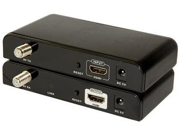 XtendLan HDMI přenos po koax. vedení,vysílač a přijímač, až 79 spojů po stejném kabelu, pár