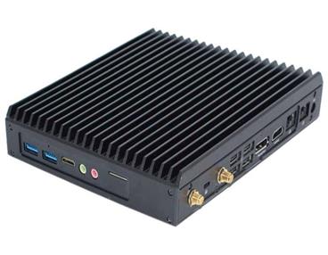 XtendLan MiniPC, Celeron 4205U 2x 1.8GHz, So-DIMM, Mini HDMI+HDMI+DP, 2xLAN, 6x USB2.0 / 3.0, 1x COM, TDP 15W, fanless