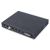 XtendLan MiniPC, Intel J1900 4x 2GHz, So-DIMM, VGA, 6x LAN, 4x USB2.0, 1x RS232 , TDP 10W, fanless